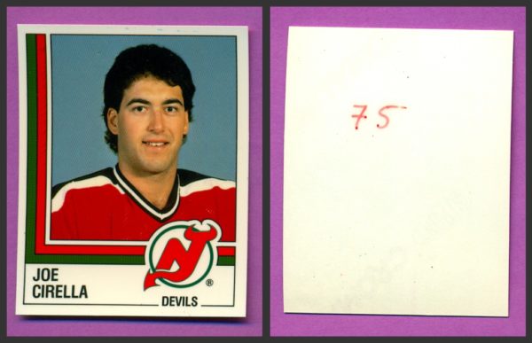 1987 PANINI 1 of 1 PROOF #75-Joe Cirella