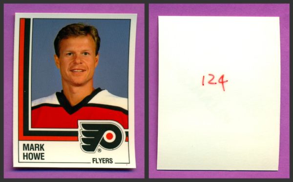 1987 PANINI 1 of 1 PROOF #124-Mark Howe