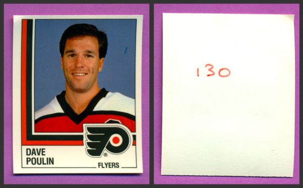 1987 PANINI 1 of 1 PROOF #130-Dave Poulin