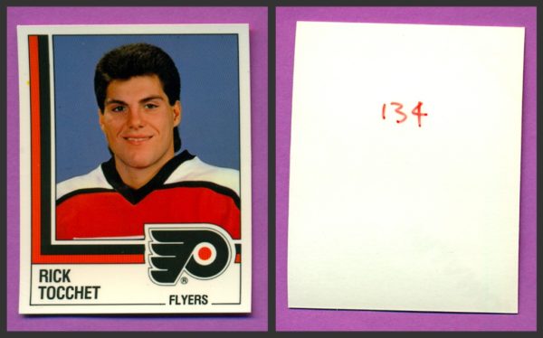 1987 PANINI 1 of 1 PROOF #134-Rick Tocchet