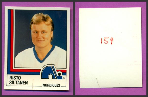 1987 PANINI 1 of 1 PROOF #159-Risto Siltanen