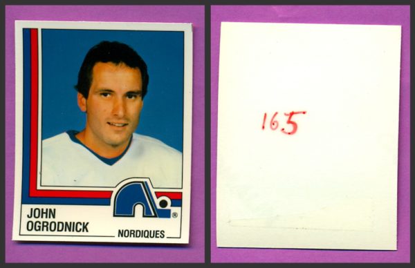 1987 PANINI 1 of 1 PROOF #165-John Ogrodnick