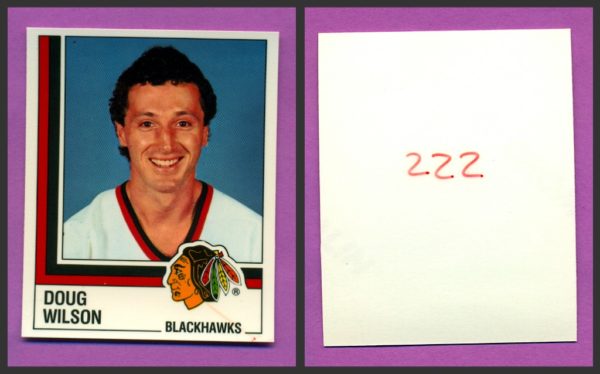 1987 PANINI 1 of 1 PROOF #222-Doug Wilson