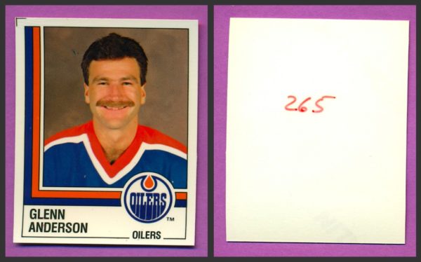 1987 PANINI 1 of 1 PROOF #265-Glenn Anderson