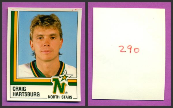 1987 PANINI 1 of 1 PROOF #290-Craig Hartsburg