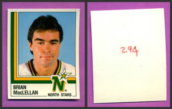 1987 PANINI 1 of 1 PROOF #294-Brian MacLellan