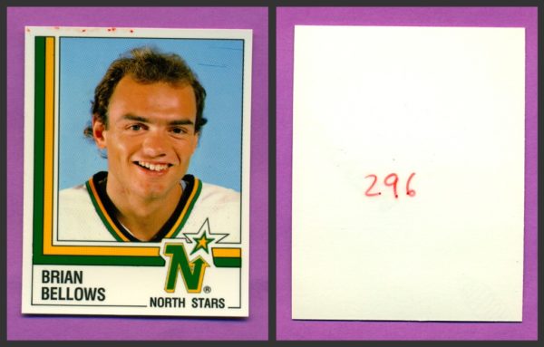 1987 PANINI 1 of 1 PROOF #296-Brian Bellows