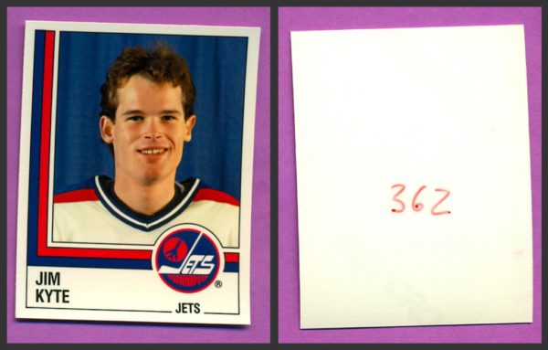 1987 PANINI 1 of 1 PROOF #362-Jim Kyte