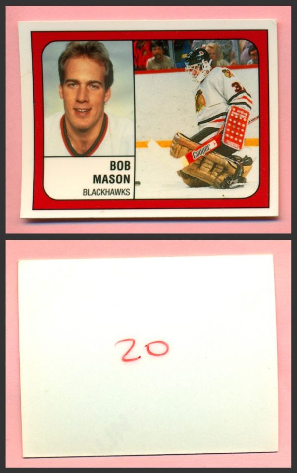 1988 PANINI 1 of 1 PROOF #20-Bob Mason