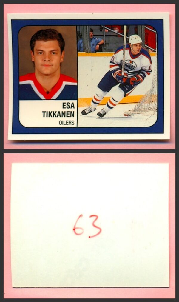 1988 PANINI 1 of 1 PROOF #63-Esa Tikkanen