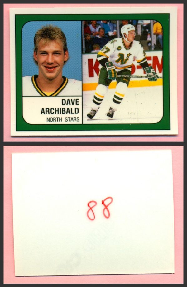 1988 PANINI 1 of 1 PROOF #88-Dave Archibald