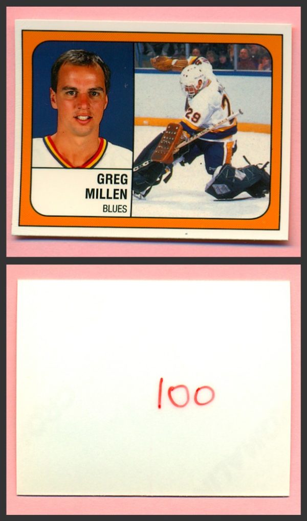 1988 PANINI 1 of 1 PROOF #100-Greg Millen