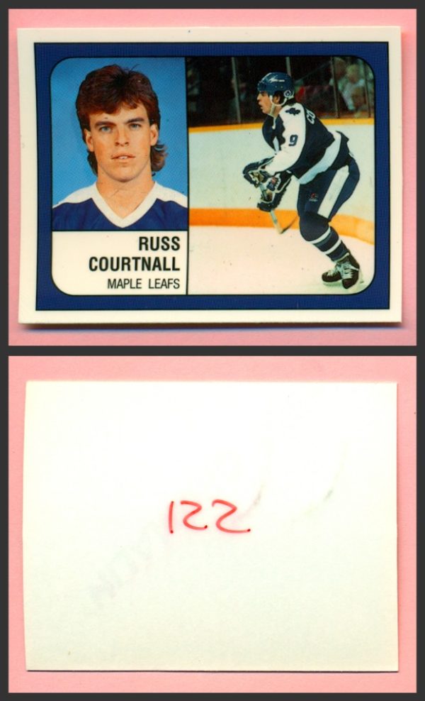 1988 PANINI 1 of 1 PROOF #122-Russ Courtnall