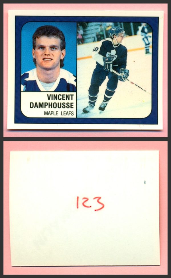 1988 PANINI 1 of 1 PROOF #123-Vincent Damphousse