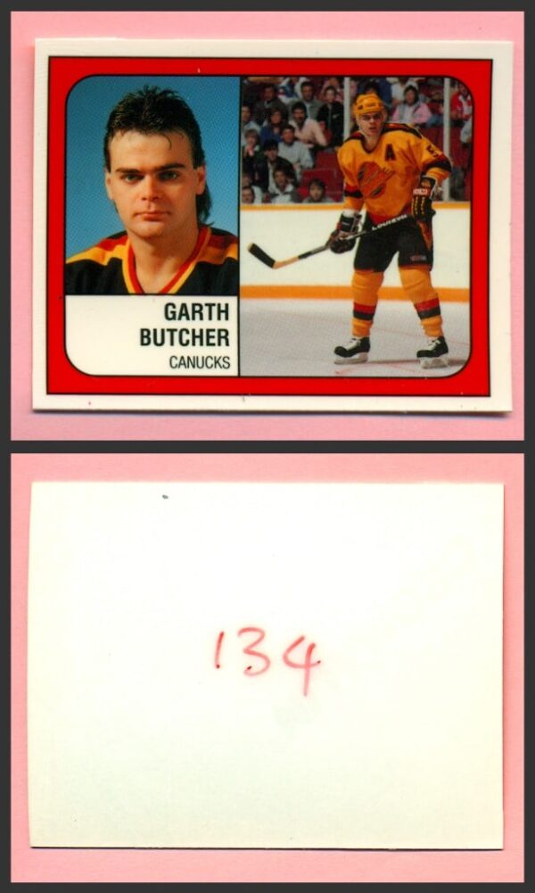 1988 PANINI 1 of 1 PROOF #134-Garth Butcher