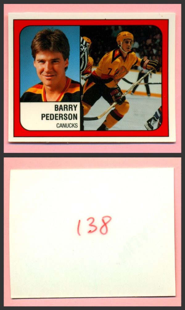 1988 PANINI 1 of 1 PROOF #138-Barry Pederson