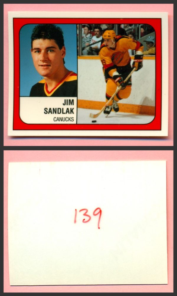 1988 PANINI 1 of 1 PROOF #139-Jim Sandlak