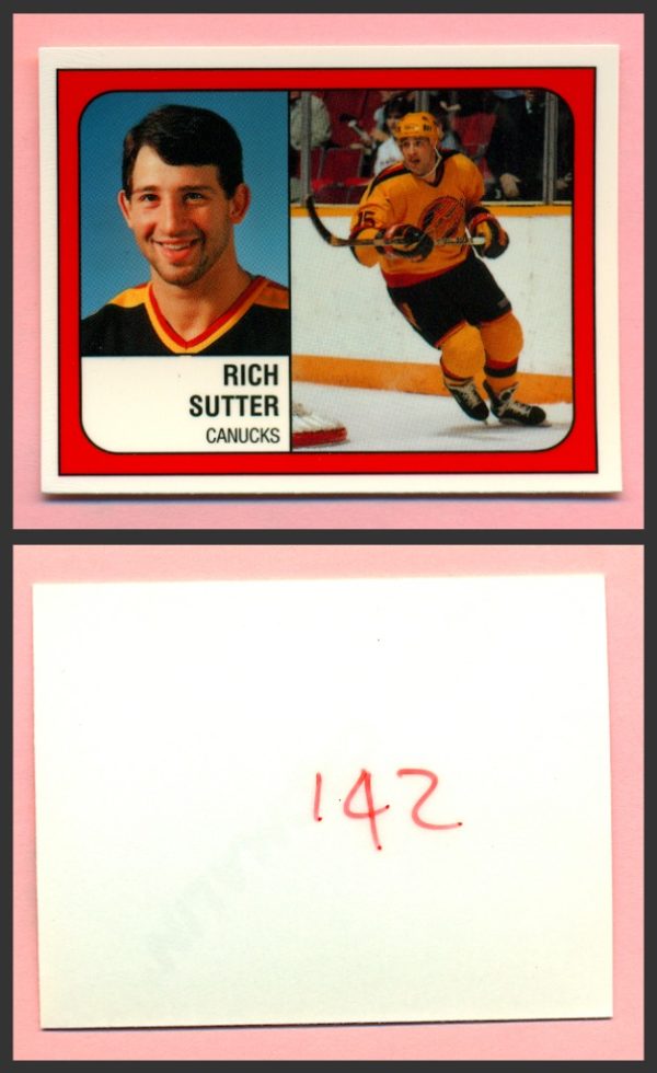 1988 PANINI 1 of 1 PROOF #142-Rich Sutter