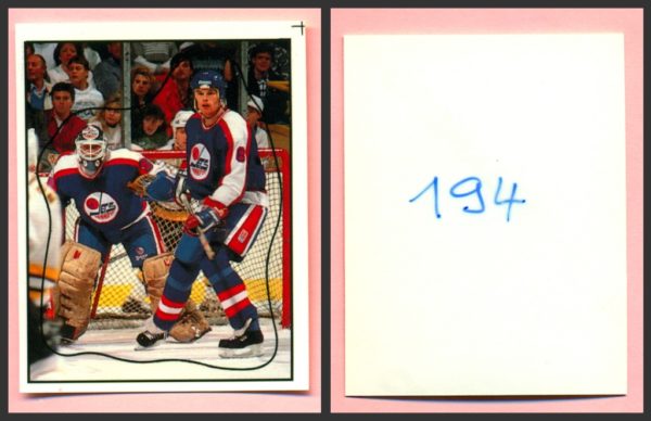 1988 PANINI 1 of 1 PROOF #194-Daniel Berthiaume