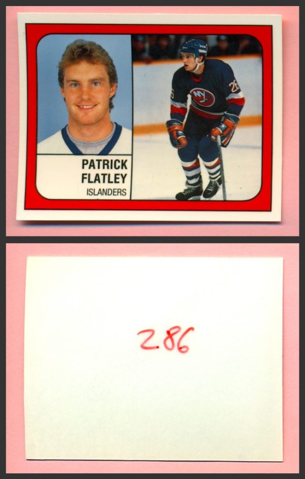 1988 PANINI 1 of 1 PROOF #286-Patrick Flatley