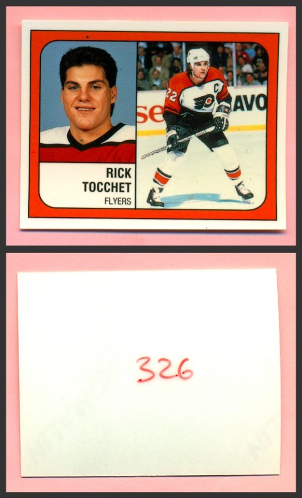 1988 PANINI 1 of 1 PROOF #326-Rick Tocchet