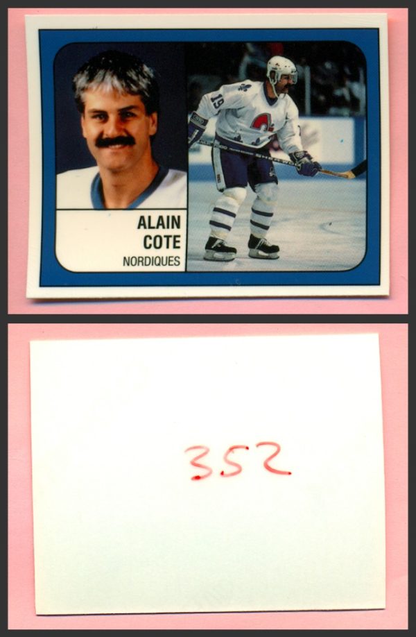 1988 PANINI 1 of 1 PROOF #352-Alain Cote