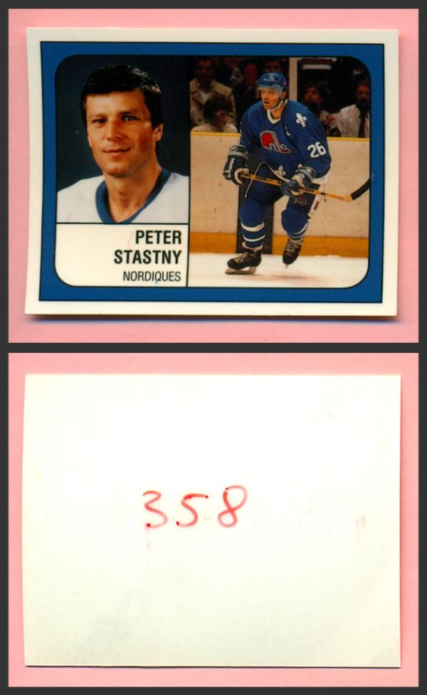 1988 PANINI 1 of 1 PROOF #358-Peter Stastny