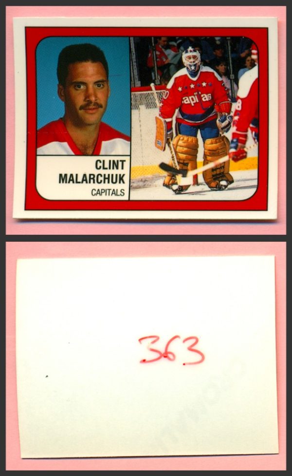 1988 PANINI 1 of 1 PROOF #363-Clint Malarchuk