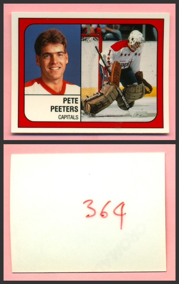 1988 PANINI 1 of 1 PROOF #364-Pete Peeters