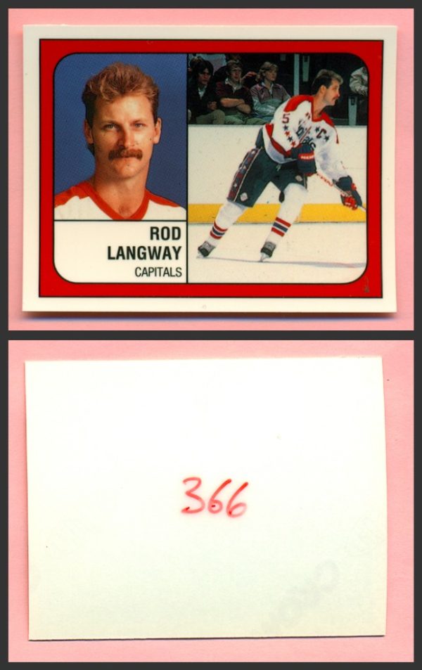 1988 PANINI 1 of 1 PROOF #366-Rod Langway