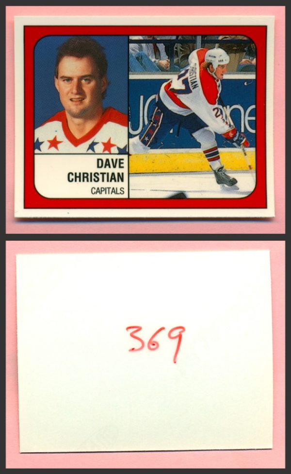 1988 PANINI 1 of 1 PROOF #369-Dave Christian