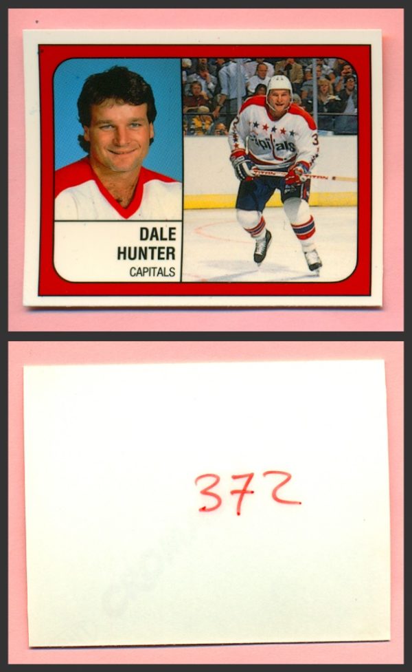 1988 PANINI 1 of 1 PROOF #372-Dale Hunter