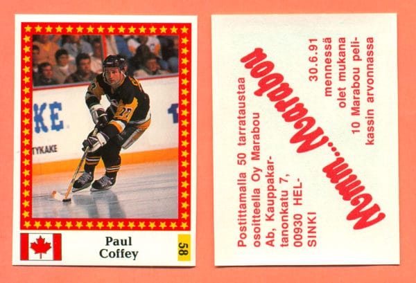 1991 Semic Finland #58-Paul Coffey