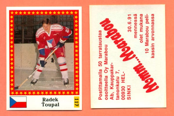 1991 Semic Finland #117-Radek Toupal