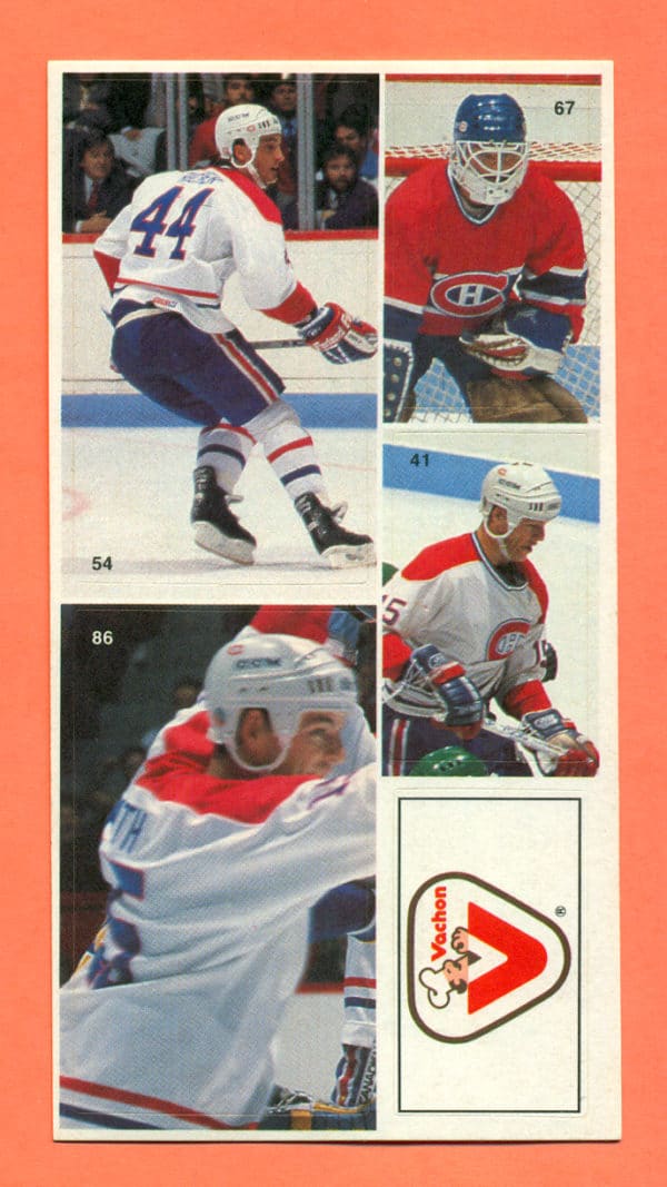 1987 Vachon Canadiens Panel #9 (5467)