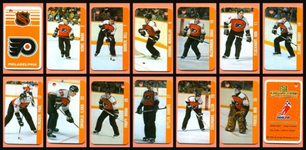 1983 Souhaits Renaissance NHL Mini Plastic Card Set of 140 Pieces - Image 16