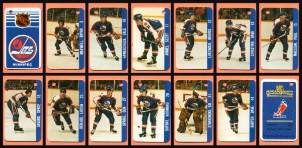 1983 Souhaits Renaissance NHL Mini Plastic Card Set of 140 Pieces - Image 13