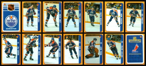 1983 Souhaits Renaissance NHL Mini Plastic Card Set of 140 Pieces - Image 3