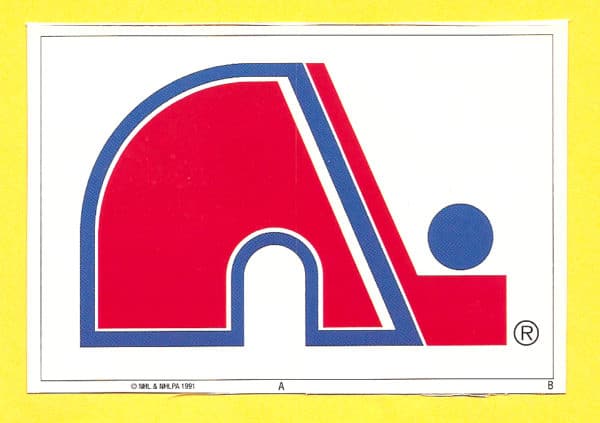 1991 PANINI Super #A- Nordiques Logo