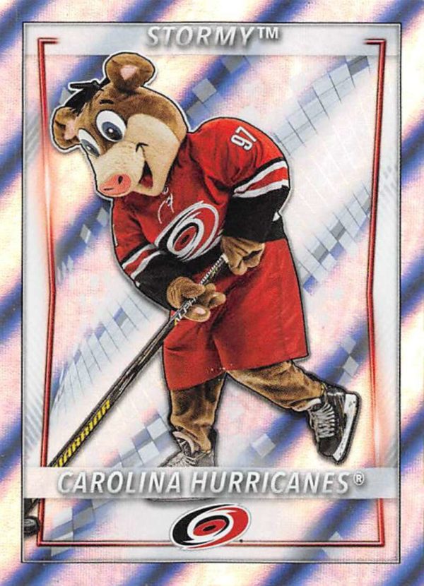 2020-21 TOPPS #88- Stormy Hurricanes Mascot