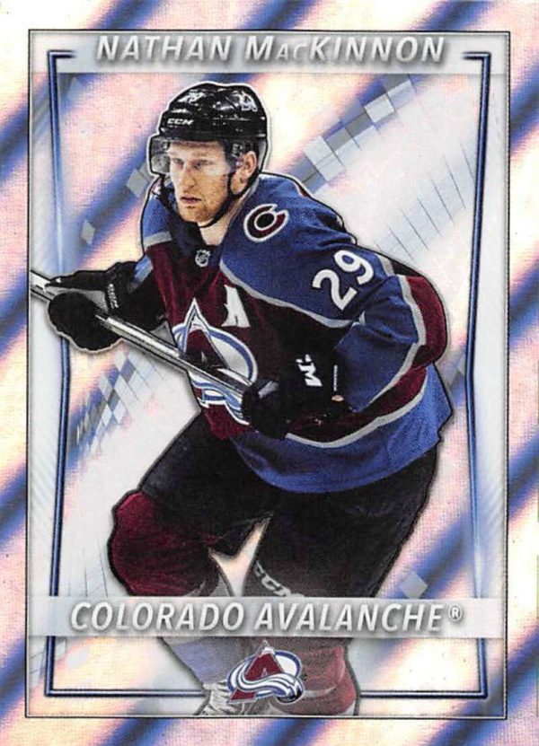 2020-21 TOPPS #123- Nathan MacKinnon