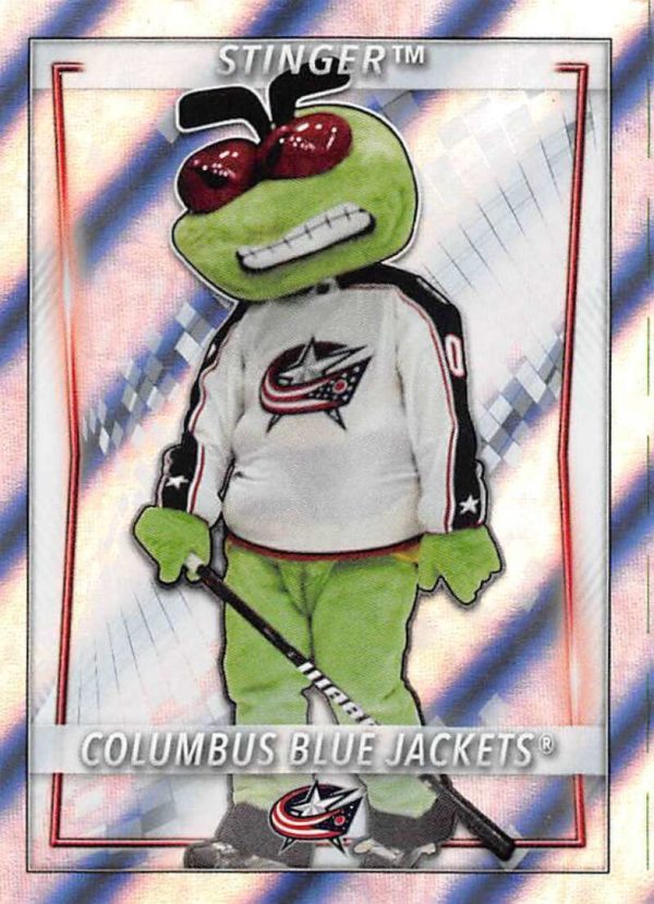 2020-21 TOPPS #139- Stinger Blue Jackets Mascot