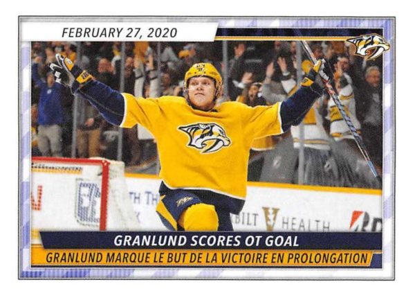 2020-21 TOPPS #274- Mikael Granlund