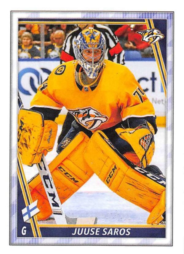 2020-21 TOPPS #279- Juuse Saros