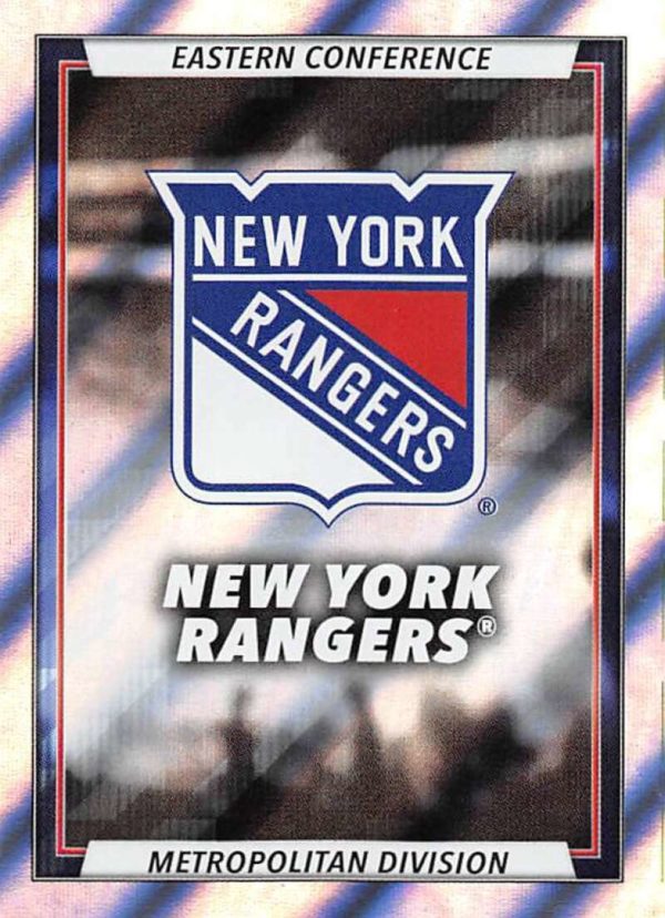 2020-21 TOPPS #324- Logo New York York Rangers