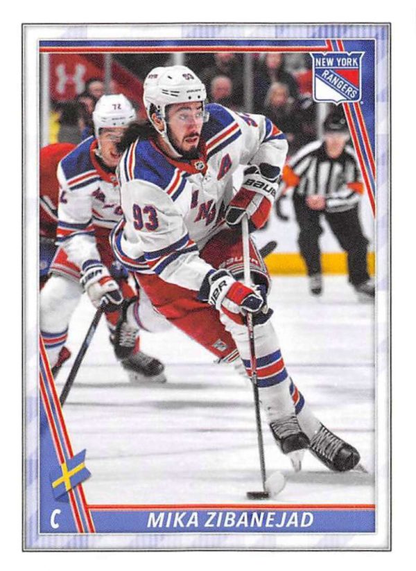 2020-21 TOPPS #331- Mika Zibanejad