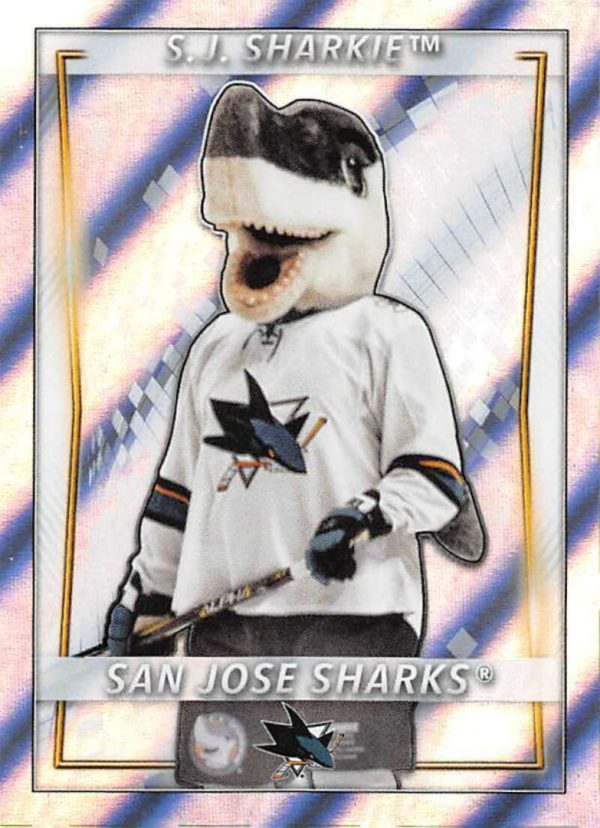 2020-21 TOPPS #394- S.J. Sharkie Sharks Mascot