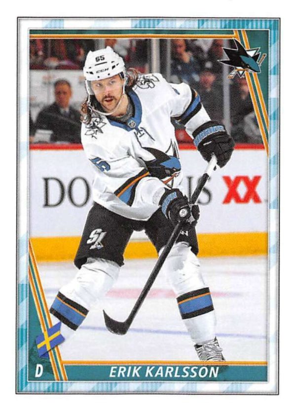 2020-21 TOPPS #398- Erik Karlsson