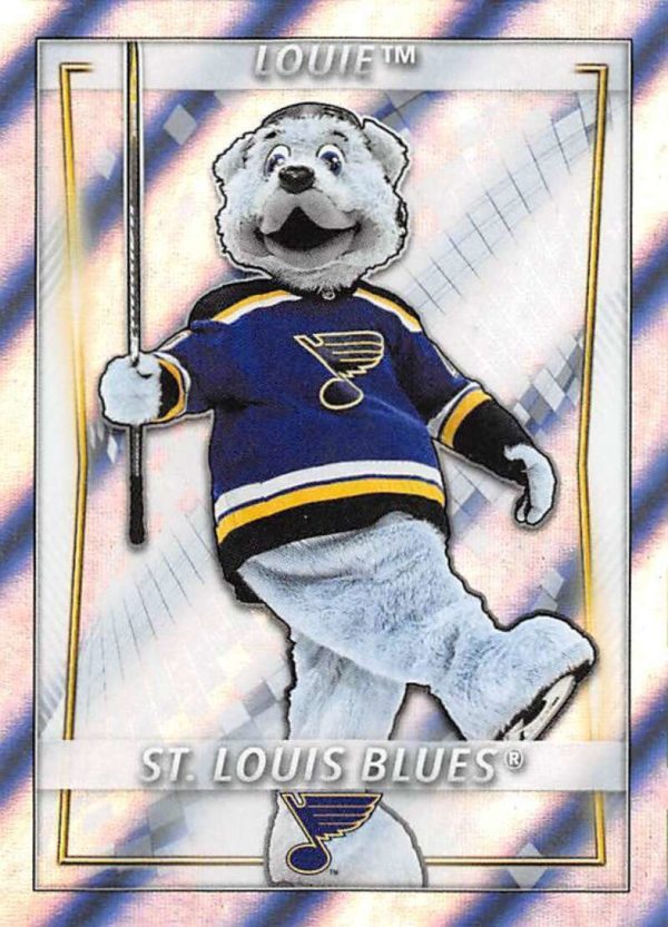 2020-21 TOPPS #411- Louie Blues Mascot