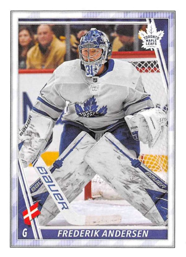 2020-21 TOPPS #450- Frederik Andersen